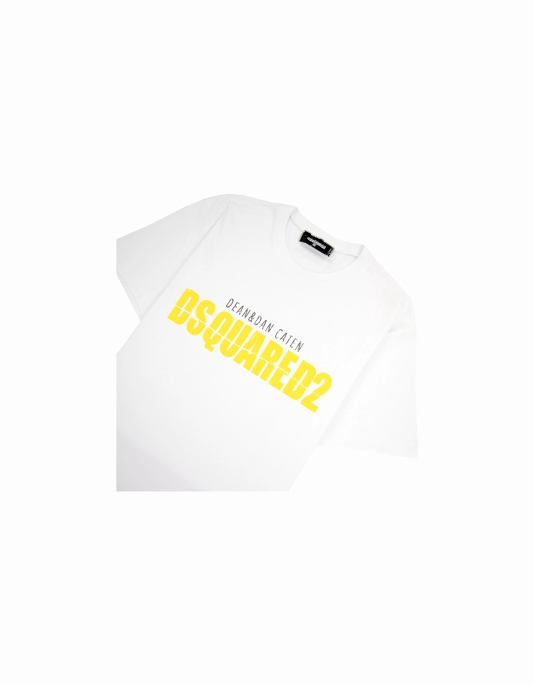 Horror Printed Logo Cool Fit T Shirt White 100