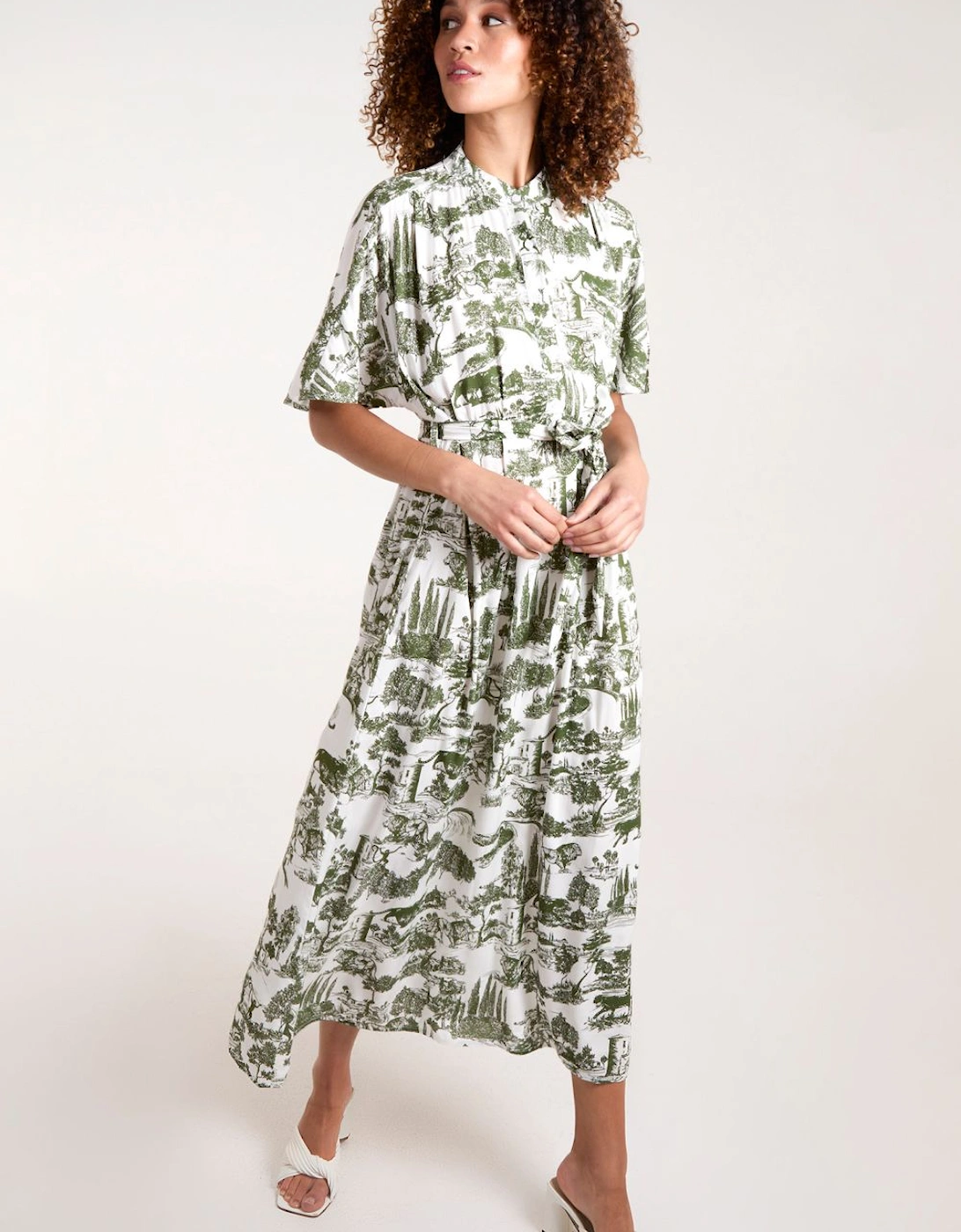 Belted Shirt Dress, 2 of 1