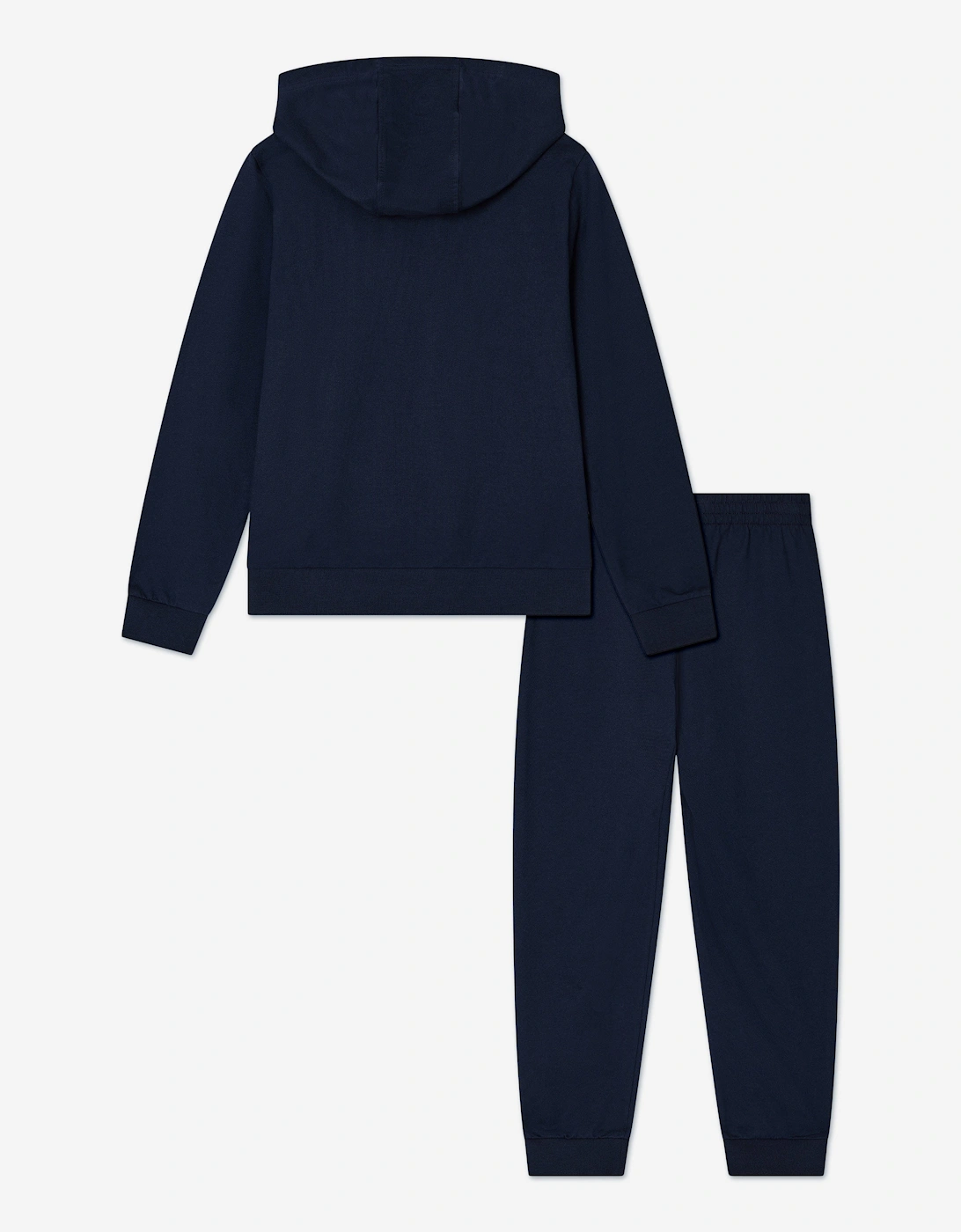 Emporio Armani Boys Train Visibility Tracksuit in Navy