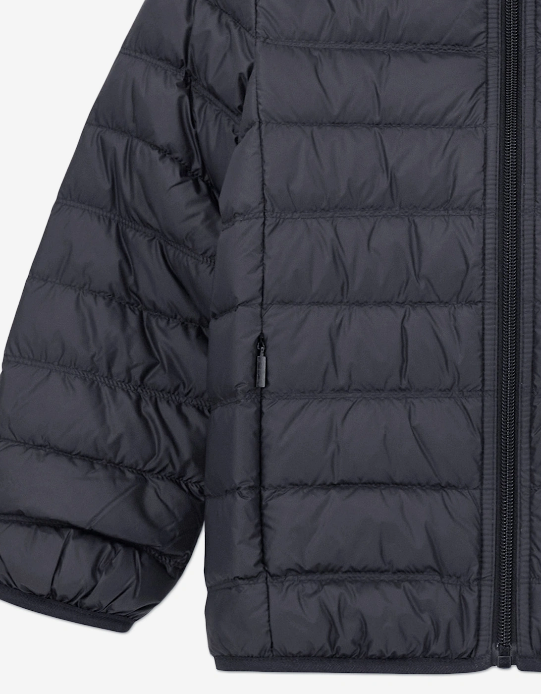 Emporio Armani Boys Train Core ID Down Jacket in Black