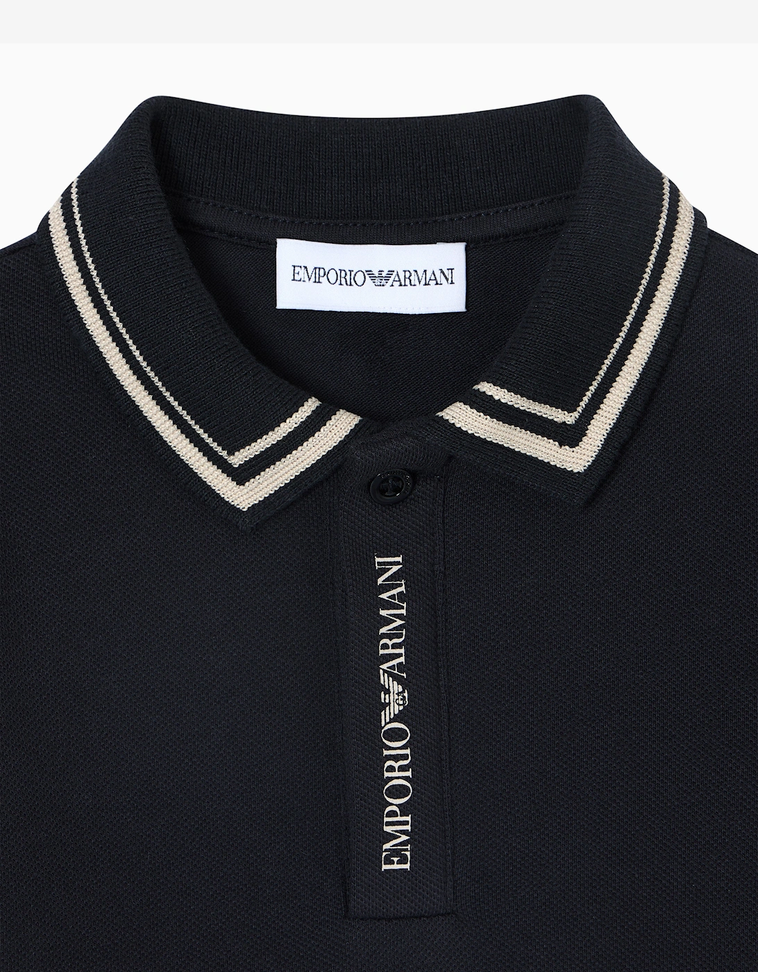Baby Boys Logo Polo Shirt in Navy