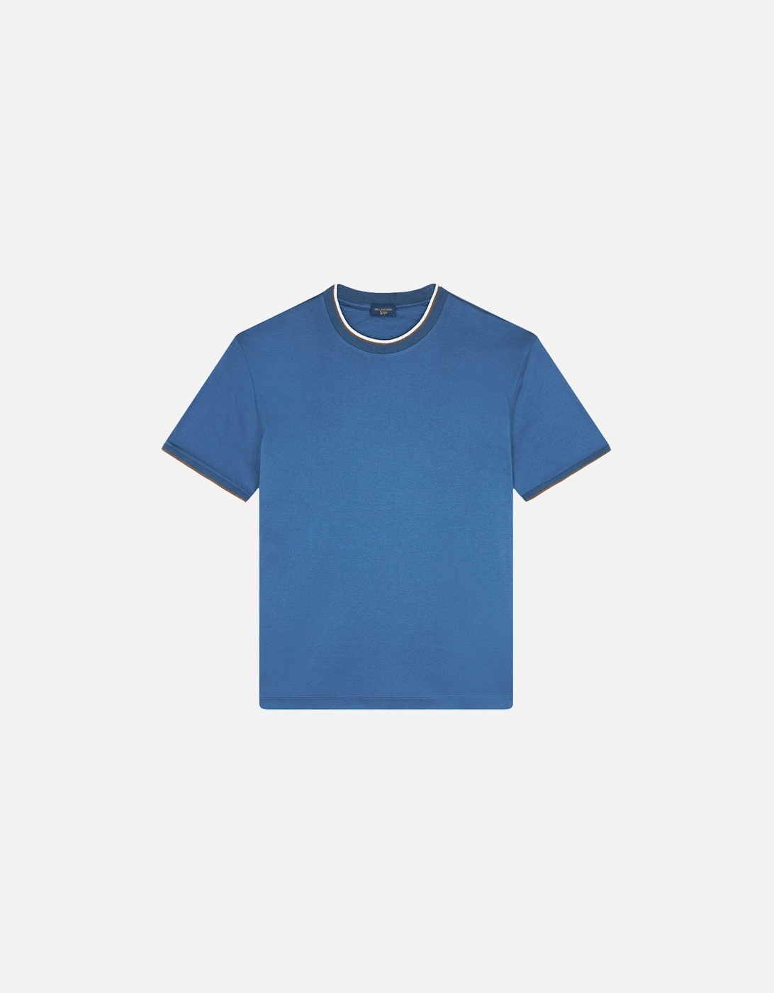 Moon Badge Interlock T-Shirt 635 Dark Denim, 5 of 4