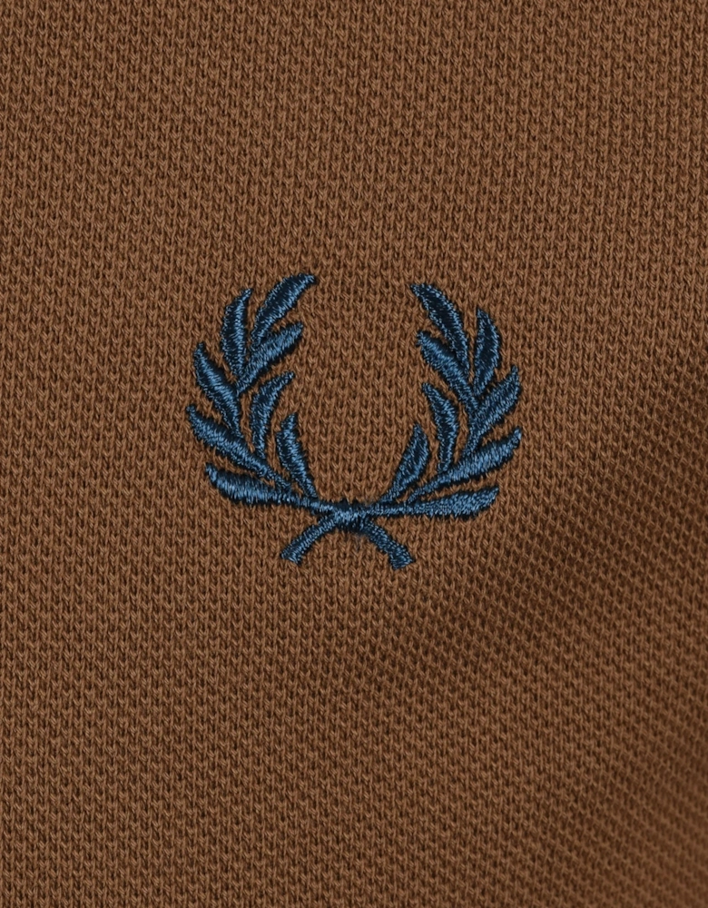 TWIN TIPPED POLO SHADED STONE/ECRU/DARK PETROL