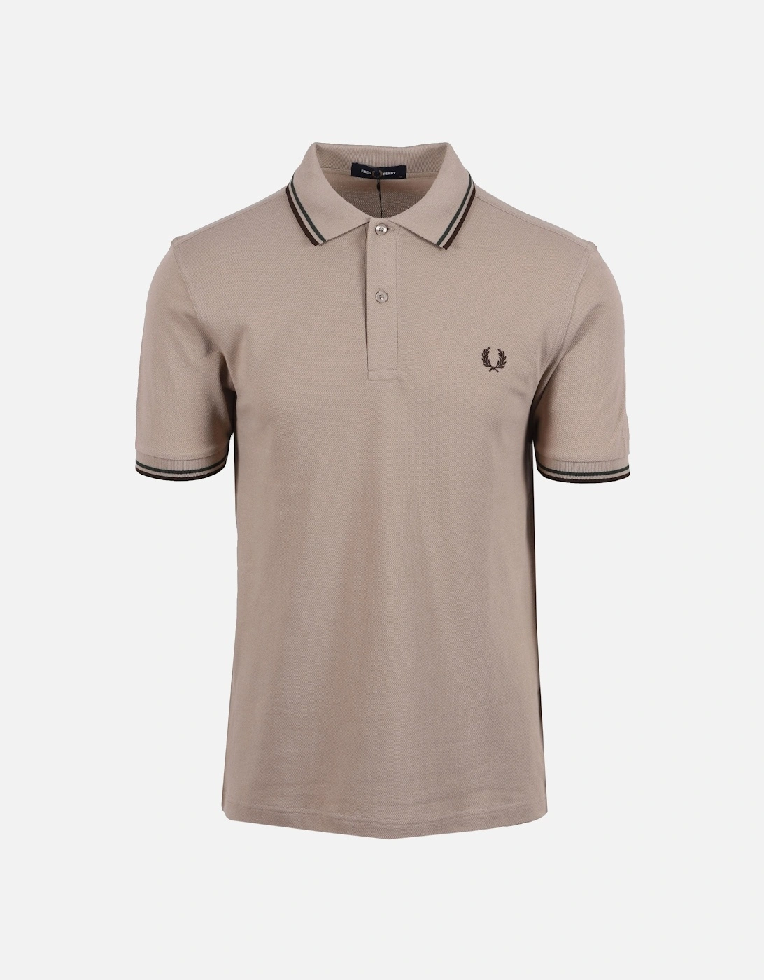 TWIN TIPPED POLO WARM OAT/COURT GREEN/BURNT TOB, 4 of 3