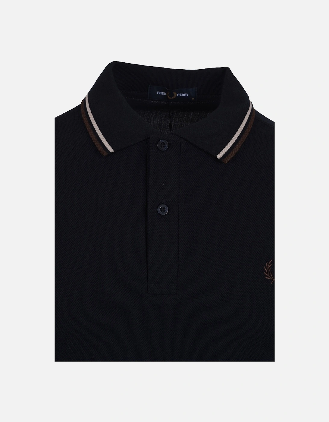 TWIN TIPPED POLO NAVY/WARM OAT/ BURNT TOBACCO