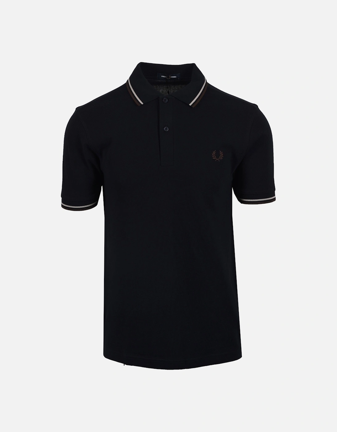 TWIN TIPPED POLO NAVY/WARM OAT/ BURNT TOBACCO, 4 of 3