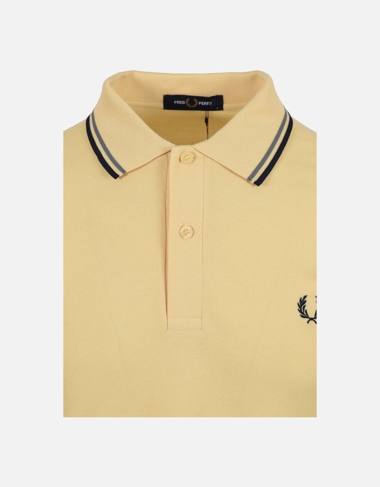 TWIN TIPPED POLO GOLD/BLUE/NAVY