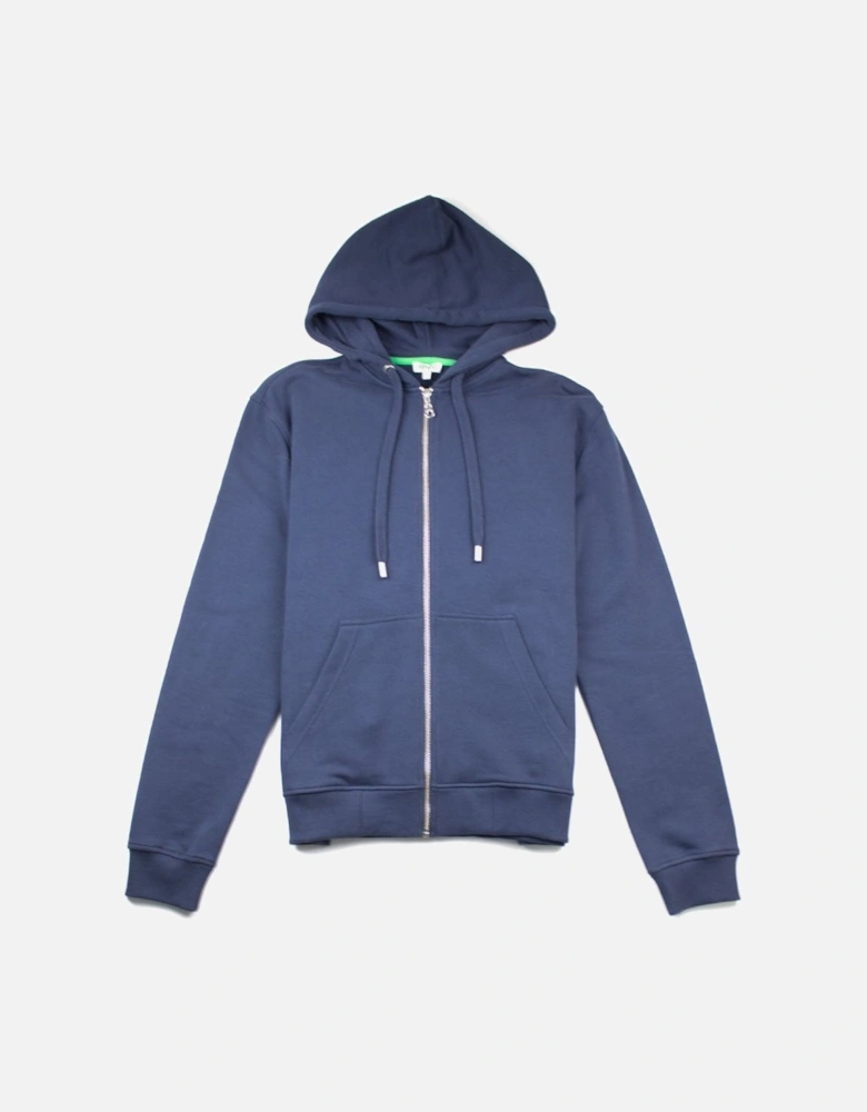 Tiger Zip Up Hoody Navy