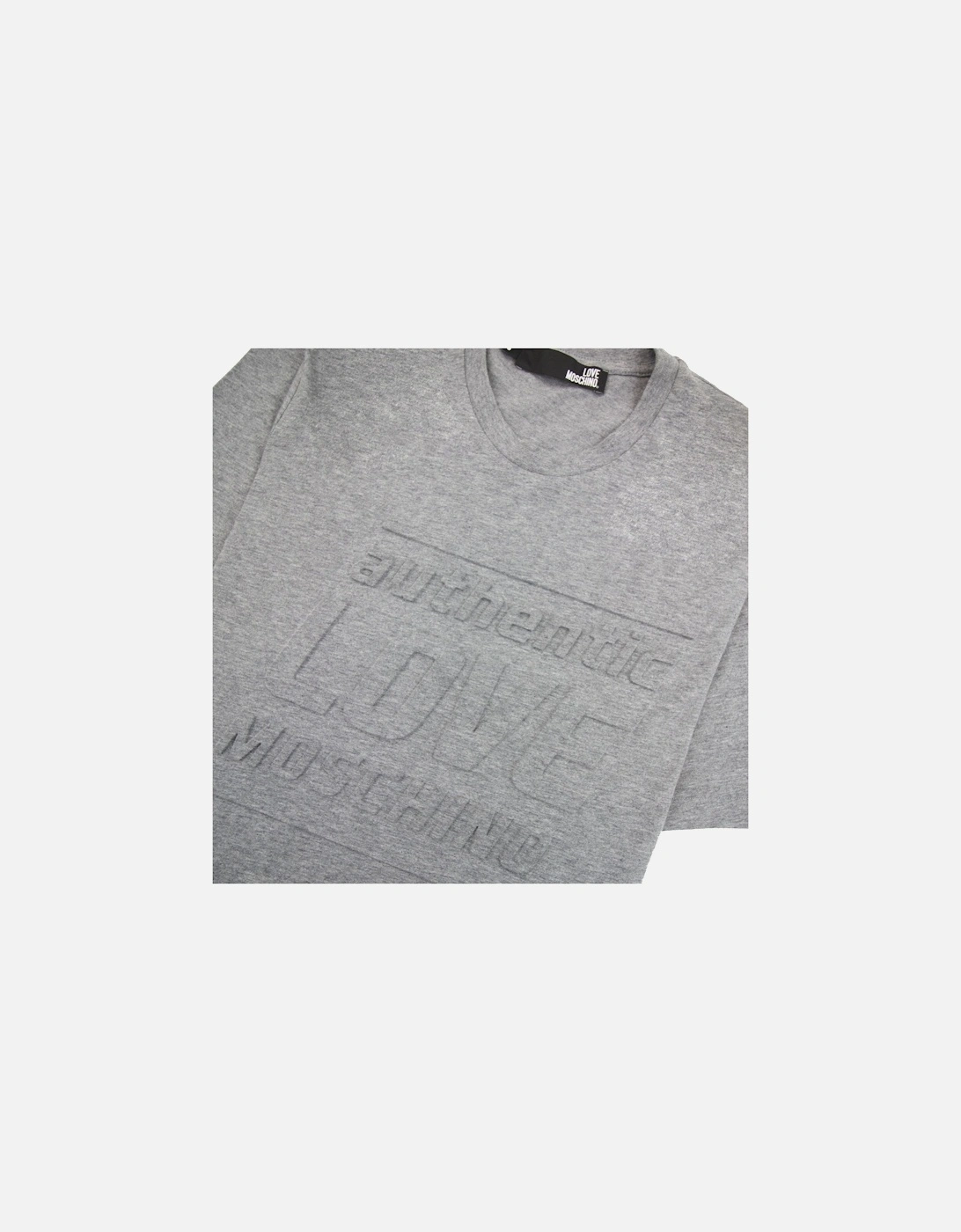 Authentic 3d Print T Shirt Grey MX1
