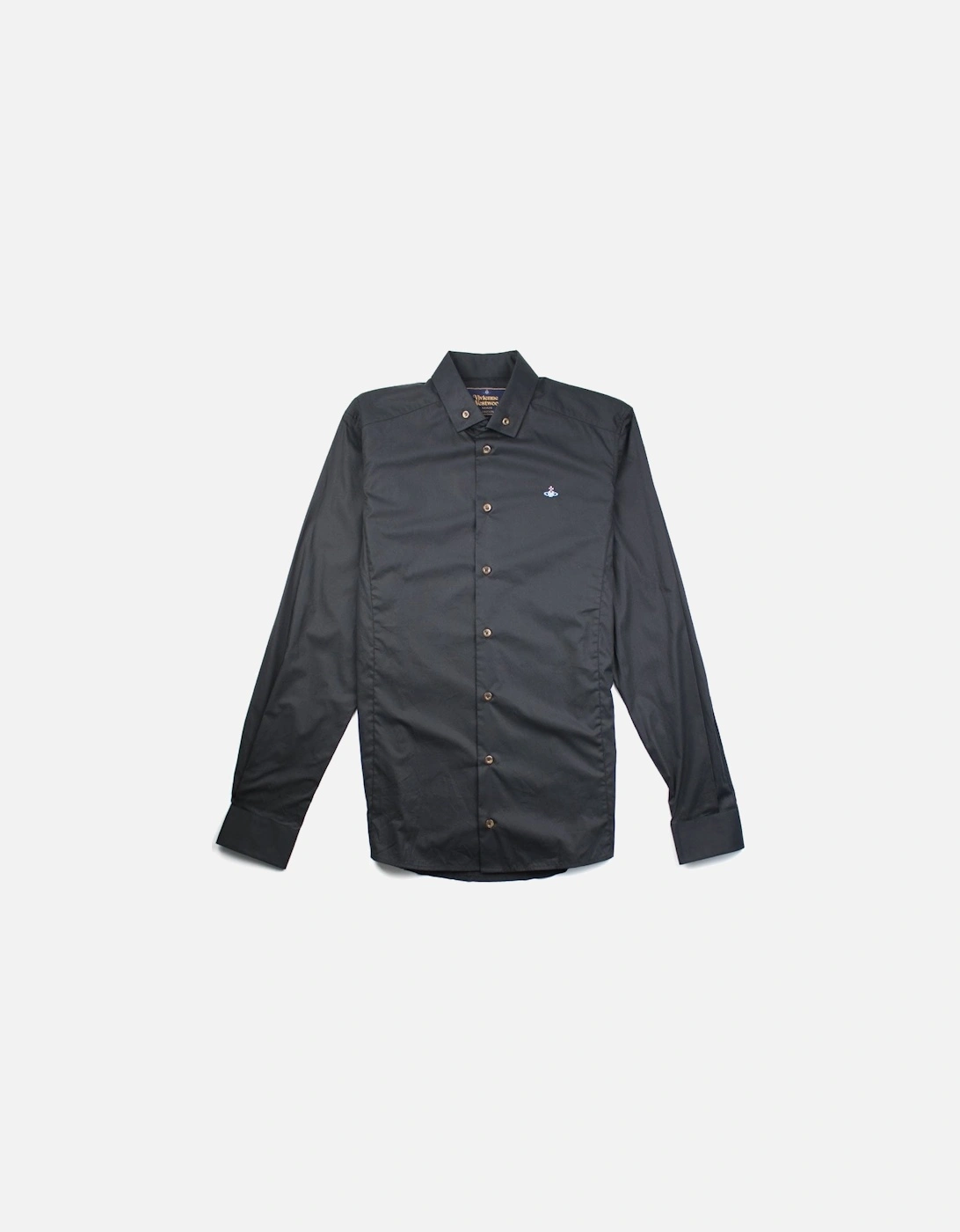 Button Down Slim Fit Shirt Black, 3 of 2
