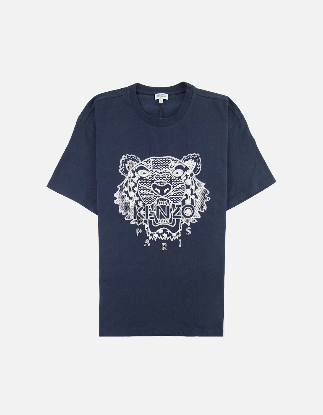 Shibori Tiger Skate Tee Midnight Blue, 3 of 2