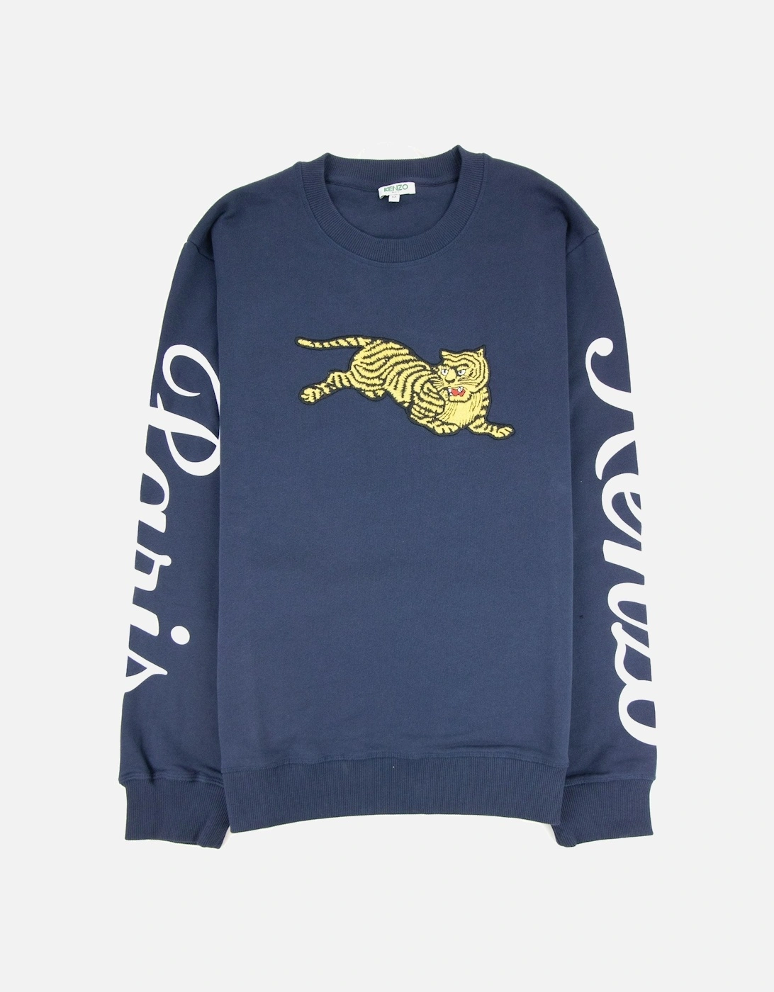 Jumping Tiger Sweatshirt Navy, 4 of 3