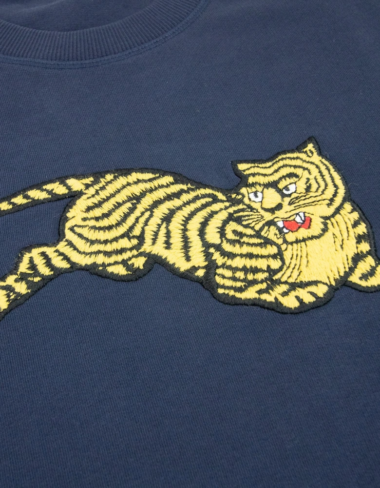 Jumping Tiger Sweatshirt Navy